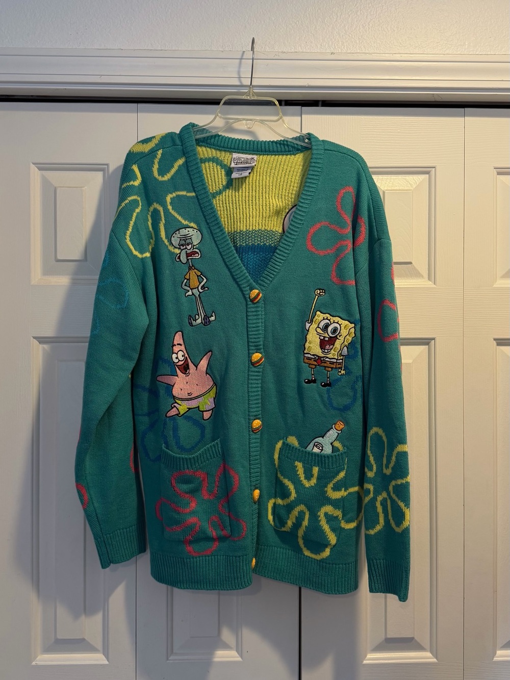 SpongeBob SquarePants Bikini Bottom Knit Cardigan